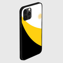 Чехол для iPhone 12 Pro Max Сокрушу пред ним врагов его малый желтый КЦК Никол, цвет: 3D-черный — фото 2