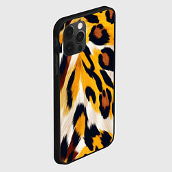 Чехол для iPhone 12 Pro Max Пятна леопарда, цвет: 3D-черный — фото 2