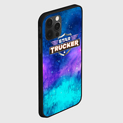 Чехол для iPhone 12 Pro Max Star Trucker logo, цвет: 3D-черный — фото 2