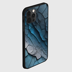 Чехол для iPhone 12 Pro Max Змеиная кожа абстракция, цвет: 3D-черный — фото 2