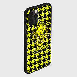 Чехол для iPhone 12 Pro Max Cyberpunk 2077 pattern, цвет: 3D-черный — фото 2