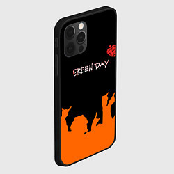 Чехол для iPhone 12 Pro Max Green day rock, цвет: 3D-черный — фото 2