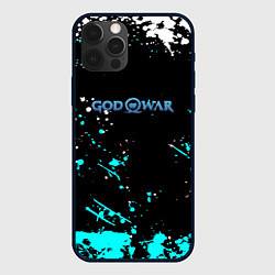 Чехол для iPhone 12 Pro Max God of war краски всплеск, цвет: 3D-черный