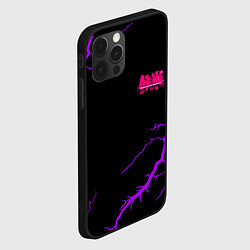 Чехол для iPhone 12 Pro Max Tekken storm neon, цвет: 3D-черный — фото 2