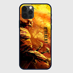 Чехол для iPhone 12 Pro Max Stalker выживший, цвет: 3D-черный