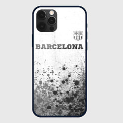 Чехол для iPhone 12 Pro Max Barcelona - white gradient посередине, цвет: 3D-черный