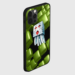 Чехол для iPhone 12 Pro Max Minecraft ghost, цвет: 3D-черный — фото 2