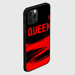 Чехол для iPhone 12 Pro Max Queen - red gradient посередине, цвет: 3D-черный — фото 2