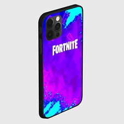 Чехол для iPhone 12 Pro Max Fortnite neon game, цвет: 3D-черный — фото 2