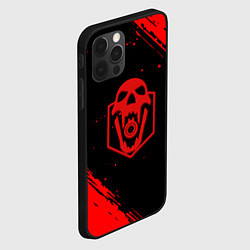 Чехол для iPhone 12 Pro Max Rainbow six краски полосы, цвет: 3D-черный — фото 2