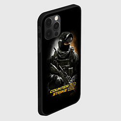 Чехол для iPhone 12 Pro Max Counter strike спецназовец, цвет: 3D-черный — фото 2