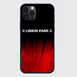 Чехол для iPhone 12 Pro Max Linkin Park 2024 red plasma, цвет: 3D-черный