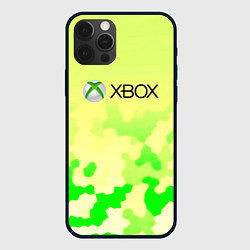 Чехол для iPhone 12 Pro Max Xbox camo, цвет: 3D-черный