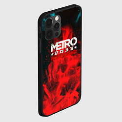 Чехол для iPhone 12 Pro Max Metro 2033 fire, цвет: 3D-черный — фото 2