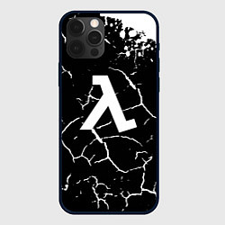 Чехол для iPhone 12 Pro Max Half life pattern краски, цвет: 3D-черный