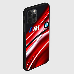 Чехол для iPhone 12 Pro Max BMW sport line steel, цвет: 3D-черный — фото 2