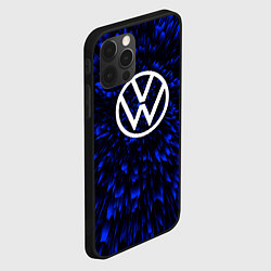 Чехол для iPhone 12 Pro Max Volkswagen blue energy, цвет: 3D-черный — фото 2