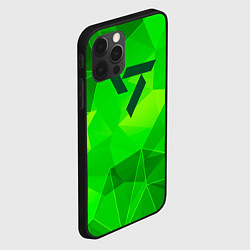 Чехол для iPhone 12 Pro Max Seventeen green poly, цвет: 3D-черный — фото 2