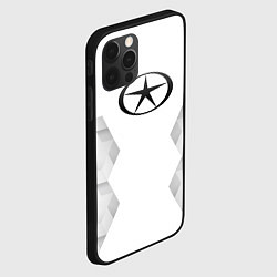Чехол для iPhone 12 Pro Max JAC white poly, цвет: 3D-черный — фото 2