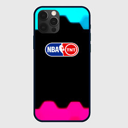 Чехол для iPhone 12 Pro Max NBA текстура соты, цвет: 3D-черный