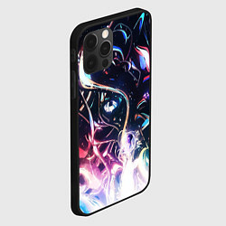 Чехол для iPhone 12 Pro Max Фрактальный узор текстура, цвет: 3D-черный — фото 2