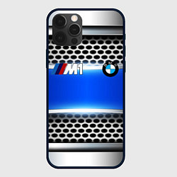 Чехол для iPhone 12 Pro Max BMW metal machine, цвет: 3D-черный