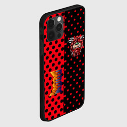 Чехол для iPhone 12 Pro Max Doom pattern steell, цвет: 3D-черный — фото 2