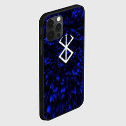 Чехол для iPhone 12 Pro Max Berserk blue energy, цвет: 3D-черный — фото 2