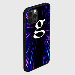 Чехол для iPhone 12 Pro Max Garbage neon energy, цвет: 3D-черный — фото 2