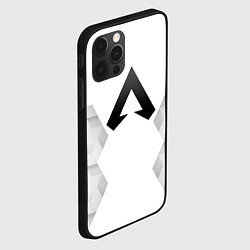 Чехол для iPhone 12 Pro Max Apex Legends white poly, цвет: 3D-черный — фото 2