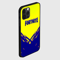 Чехол для iPhone 12 Pro Max Fortnite краски абстракция, цвет: 3D-черный — фото 2