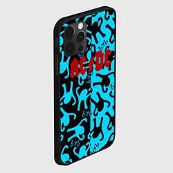 Чехол для iPhone 12 Pro Max ACDC mem party, цвет: 3D-черный — фото 2