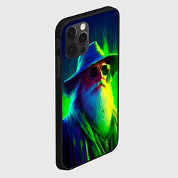 Чехол для iPhone 12 Pro Max Гэндальф в очках, цвет: 3D-черный — фото 2