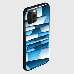 Чехол для iPhone 12 Pro Max Geometry line, цвет: 3D-черный — фото 2