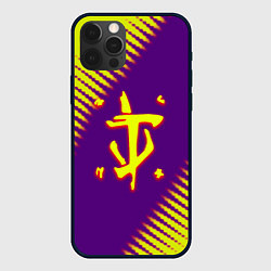 Чехол для iPhone 12 Pro Max Doom абстракция, цвет: 3D-черный