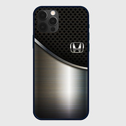 Чехол для iPhone 12 Pro Max Honda metal car, цвет: 3D-черный