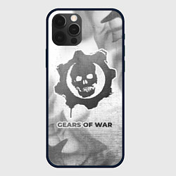 Чехол для iPhone 12 Pro Max Gears of War - white gradient, цвет: 3D-черный