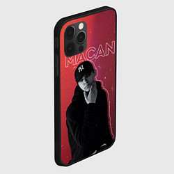 Чехол для iPhone 12 Pro Max Макан - певец, цвет: 3D-черный — фото 2