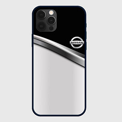 Чехол для iPhone 12 Pro Max Nissan logo auto, цвет: 3D-черный