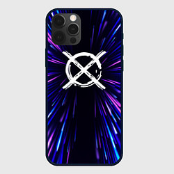 Чехол для iPhone 12 Pro Max CreepyPasta neon energy, цвет: 3D-черный