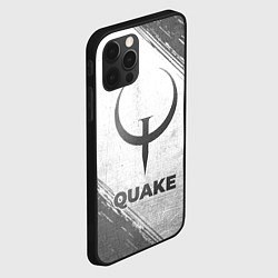 Чехол для iPhone 12 Pro Max Quake - white gradient, цвет: 3D-черный — фото 2