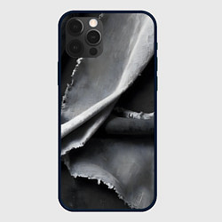 Чехол для iPhone 12 Pro Max Темная ткань, цвет: 3D-черный