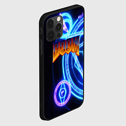 Чехол для iPhone 12 Pro Max Doom мистические символы, цвет: 3D-черный — фото 2