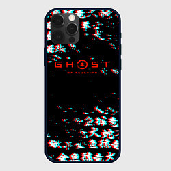 Чехол для iPhone 12 Pro Max Ghost of tsushima japan glitch, цвет: 3D-черный