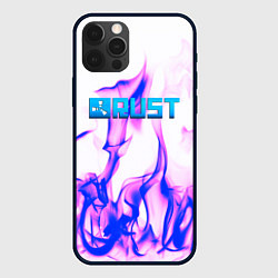 Чехол для iPhone 12 Pro Max RUST game neon steel, цвет: 3D-черный