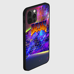 Чехол для iPhone 12 Pro Max Doom abstraction mars, цвет: 3D-черный — фото 2