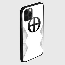 Чехол для iPhone 12 Pro Max Blue Exorcist white poly, цвет: 3D-черный — фото 2