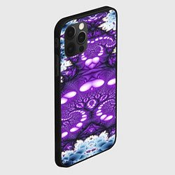 Чехол для iPhone 12 Pro Max Абстрактная иллюзия текстура, цвет: 3D-черный — фото 2