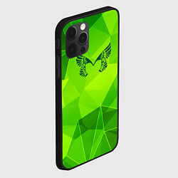 Чехол для iPhone 12 Pro Max Placebo green poly, цвет: 3D-черный — фото 2