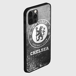 Чехол для iPhone 12 Pro Max Chelsea - grey gradient, цвет: 3D-черный — фото 2